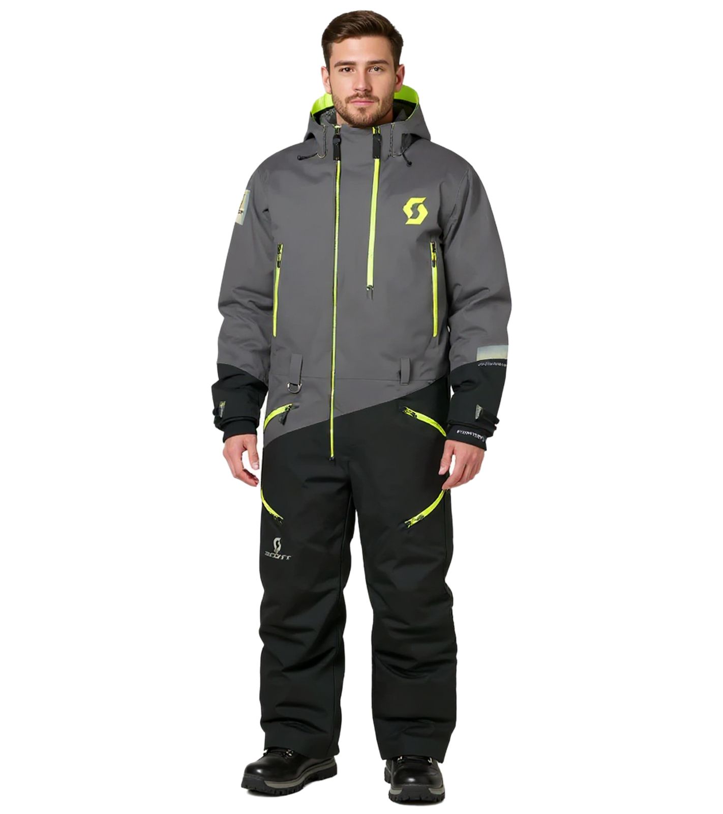 SCOTT DS-I Dryo Monosuit Herren Winter-/Schneemobil-Einteiler mit DRYOsphere 2L-Membran Motorfahrten im Schnee Winter-Offroad-Einsatz 292390 3865 Grau/Schwarz SCOTT DS-I Dryo Monosuit Herren Winter-/Schneemobil-Einteiler mit DRYOsphere 2L-Membran Motorfahrten im Schnee Winter-Offroad-Einsatz 292390 3865 Grau/Schwarz von SCOTT