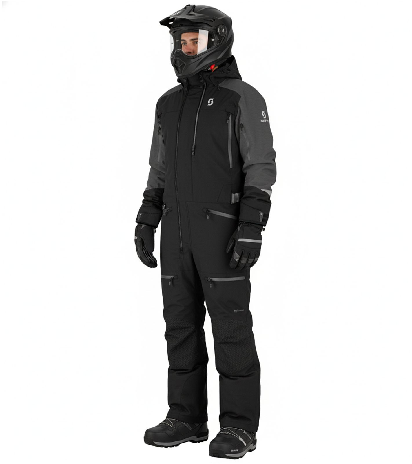 SCOTT DS-I Dryo Monosuit Herren Winter-/Schneemobil-Einteiler mit DRYOsphere Membran Motorfahrten im Schnee Winter-Offroad-Einsatz 273258 6760 Schwarz/Grau SCOTT DS-I Dryo Monosuit Herren Winter-/Schneemobil-Einteiler mit DRYOsphere Membran Motorfahrten im Schnee Winter-Offroad-Einsatz 273258 6760 Schwarz/Grau von SCOTT