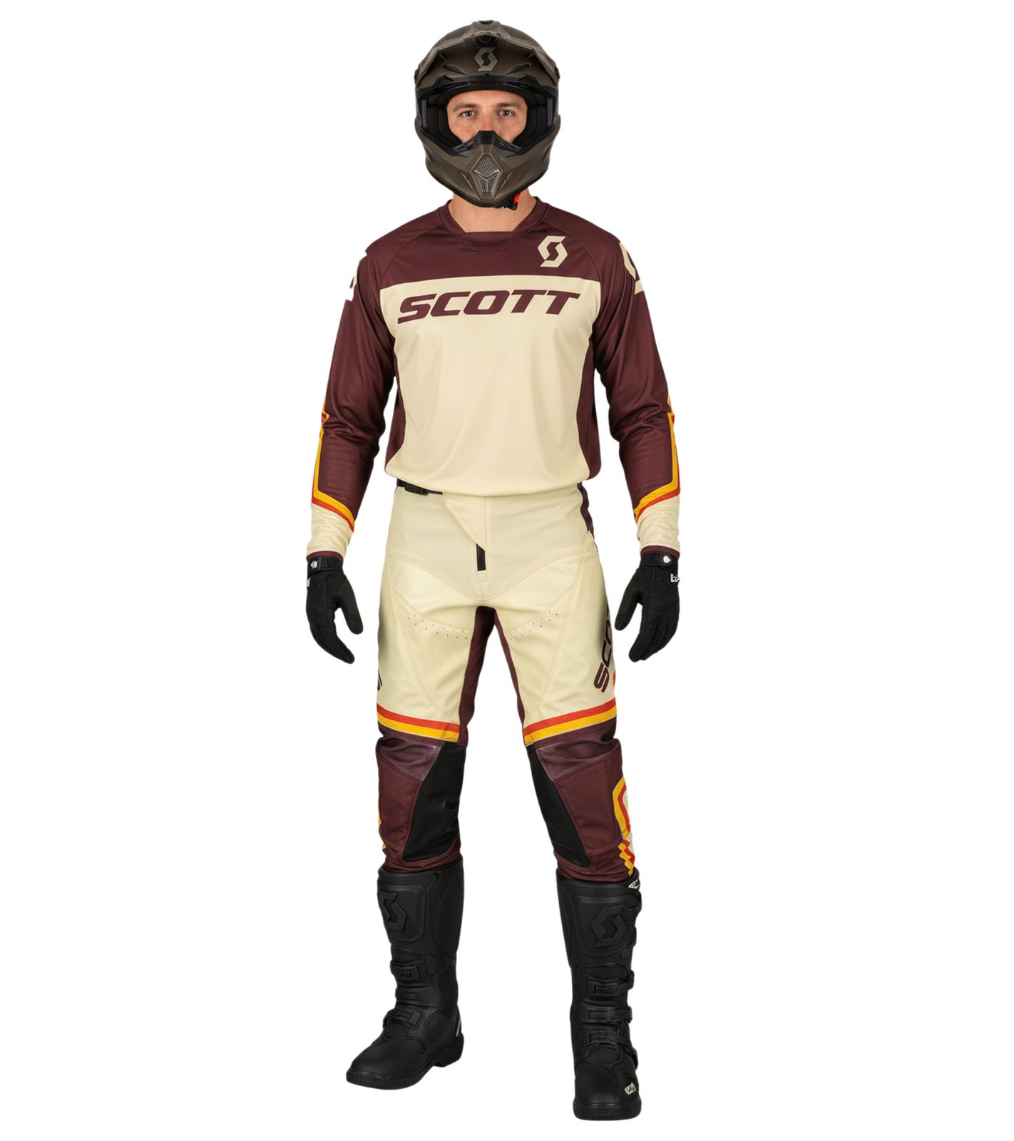 SCOTT Evo Dirt Herren Moto-Cross Hose Motorsport-Kleidung mit Belüftungsöffnungen 418588 7699 Beige/Braun SCOTT Evo Dirt Herren Moto-Cross Hose Motorsport-Kleidung mit Belüftungsöffnungen 418588 7699 Beige/Braun von SCOTT