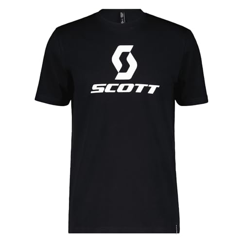 SCOTT Icon Freizeit T-Shirt schwarz 2025: Größe: XL (54/56) von SCOTT