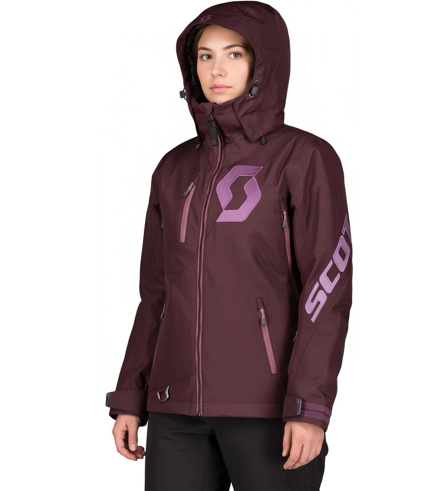 SCOTT Move Dryo Damen Ski-Jacke Schneemobil-Jacke wind- und wasserdichte Ski-Jacke mit DRYOsphere-Membran 273265 3850 Weinrot von SCOTT