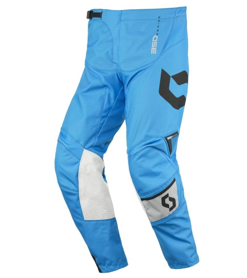 SCOTT Pant 350 Herren Moto-Cross Hose Motorsport-Kleidung mit Unterschenkel-Manschette 240917 1100 Hellblau/Grau von SCOTT