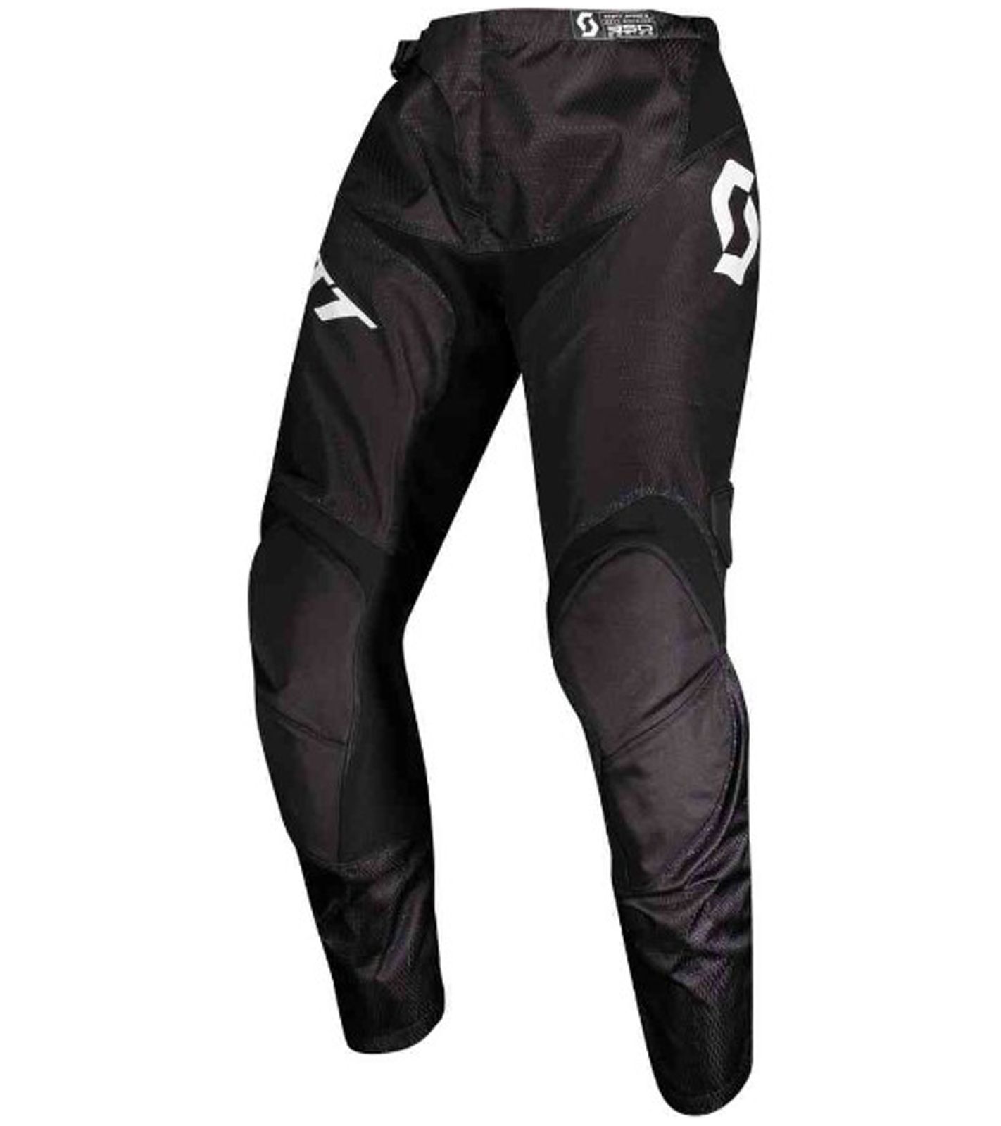 SCOTT Pant 350 Swap Herren Moto-Cross Hose Motorsport-Kleidung mit Leder-Knie 279170 1007 Schwarz/Weiß von SCOTT