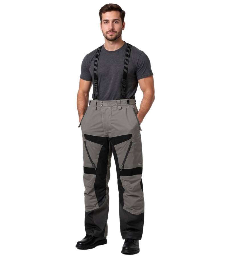 SCOTT Pant Pant RCX-I Dryo Herren Moto-Cross Latz-Hose Motorsport-Kleidung isolierte Überhose 278415 1001 Schwarz/Grau von SCOTT