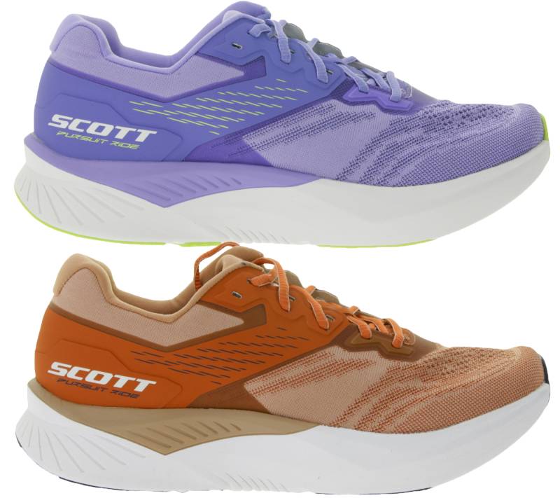SCOTT Pursuit Ride Damen Lauf-Schuhe mit Kinetic Foam Zwischensohle Sneaker 411078 Lila oder Orange von SCOTT