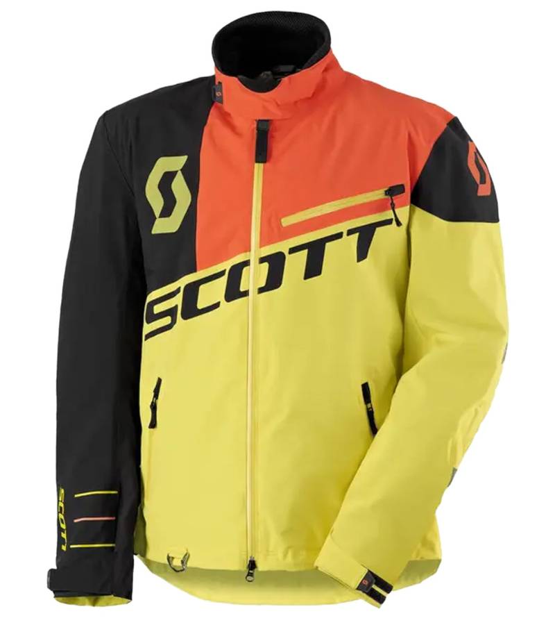 SCOTT Shell Pro Herren Moto-Cross Jacke Bike-Jacke mit Dryosphere Membran Softshell-Jacke 245000 5132 Gelb/Schwarz/Orange von SCOTT