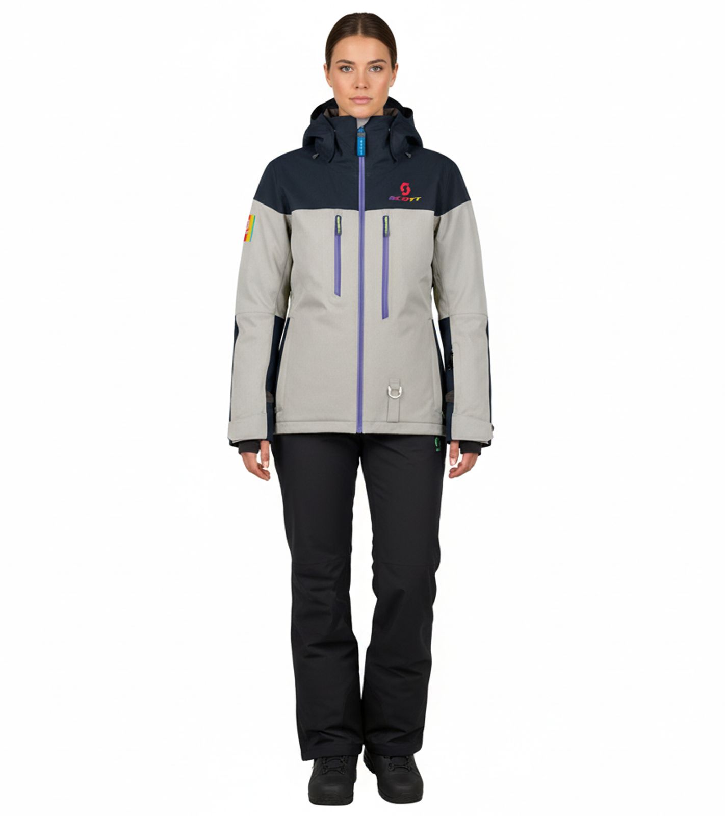 SCOTT Snow Flex Dryo Damen Ski-Jacke Schneemobil-Jacke wind- und wasserdichte Ski-Jacke mit DRYOsphere-Membran 412163 7632 Creme-Weiß/Blau SCOTT Snow Flex Dryo Damen Ski-Jacke Schneemobil-Jacke wind- und wasserdichte Ski-Jacke mit DRYOsphere-Membran 412163 7632 Creme-Weiß/Blau von SCOTT