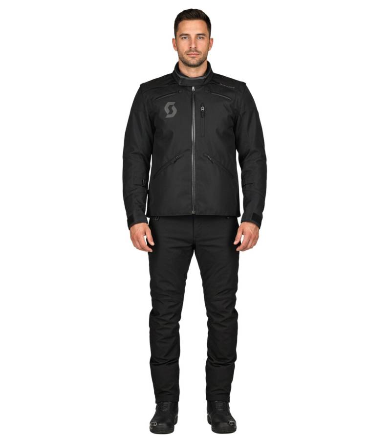 SCOTT X-Plore Herren Moto-Cross Jacke Bike-Jacke mit Ellbogen und Schulterverstärkungen 292381 1001 Schwarz von SCOTT