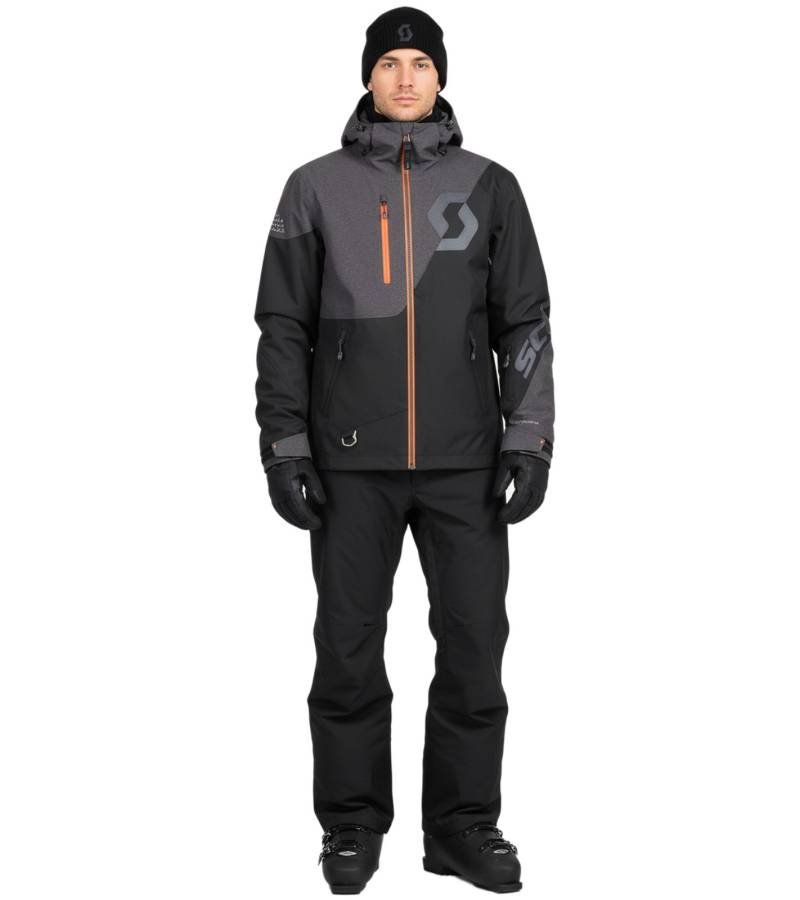 SCOTT XT Move Dryoo Herren Ski-Jacke Schneemobil-Jacke 10.000 mm Wassersäule Snowboard-Jacke 273260 6373 Grau/Schwarz von SCOTT