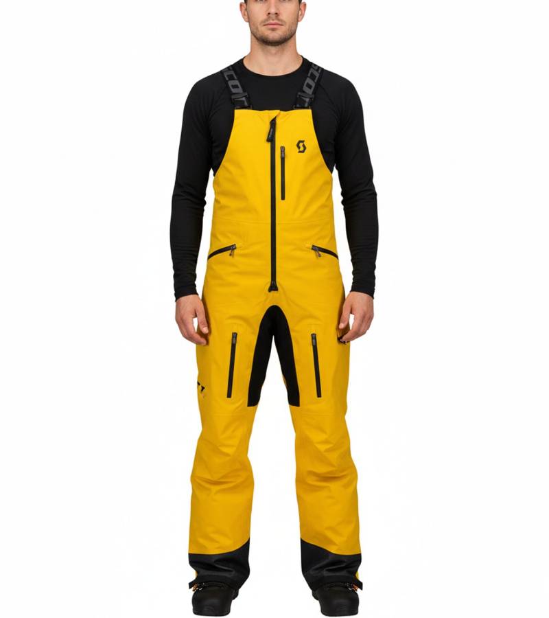 SCOTT XT Shell Dryo Herren Latz-Hose Ski-Hose wasserdichte Schneemobil-Hose 278416 6642 Gelb von SCOTT