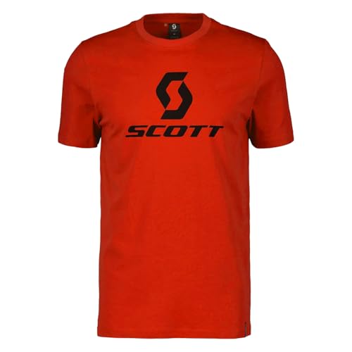 Scott Icon Freizeit T-Shirt mars rot 2025: Größe: XXL (58) von SCOTT