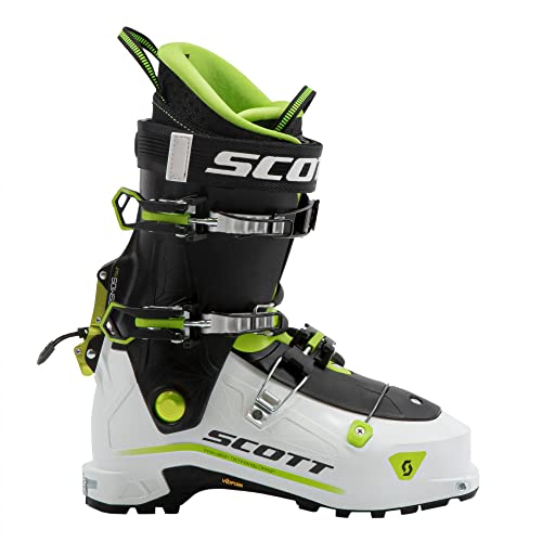 Scott M Cosmos Tour Ski Boot Schwarz-Weiß, Herren Touren-Skischuh, Größe EU 42.5 - Farbe White - Yellow von SCOTT