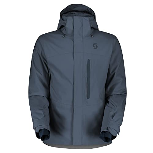 Scott M Ultimate Dryo 10 Jacket Blau - Daunen Warme wasserdichte Herren All-Mountain Skijacke, Größe XXL - Farbe Metal B von SCOTT