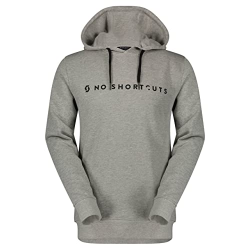 Scott No Shortcuts Freizeit Hoody/Pullover Melange grau 2024: Größe: M (46/48) von SCOTT