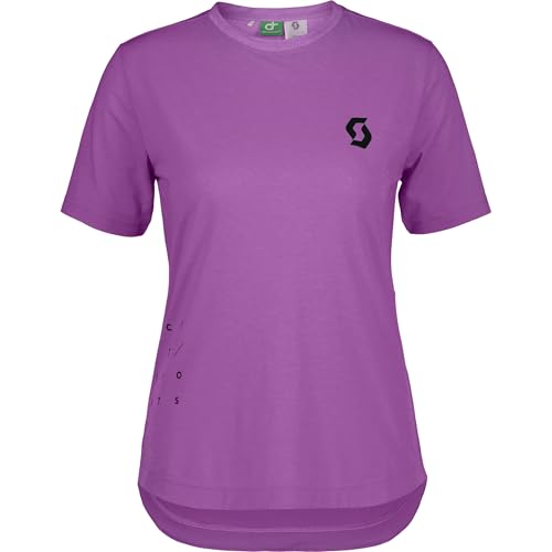 Scott Trail Vertic DRI Damen DH Fahrrad Trikot kurz Liquid lila 2025: Größe: S (36/38) von SCOTT
