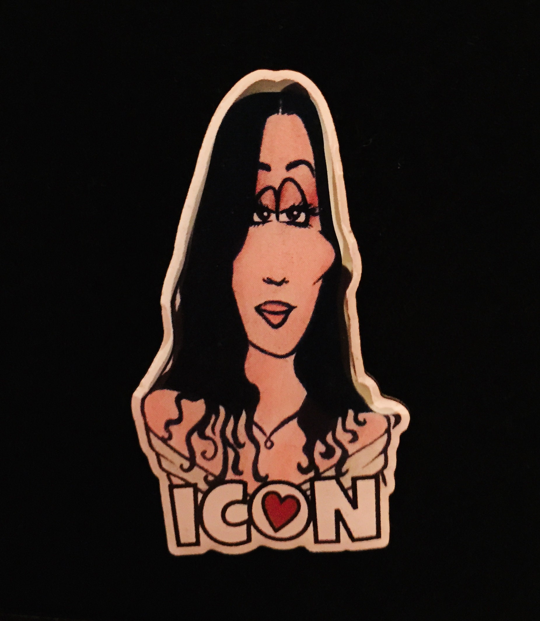 Icon, Anstecknadel, Mit Doppelstift-Unterlage von SCOTTCLARKEATETSY