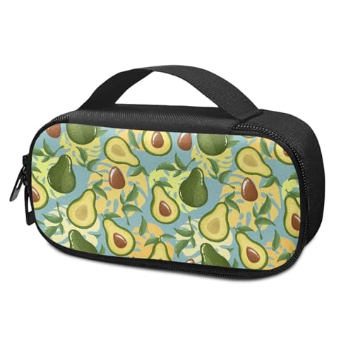 SCRAWLGOD Avocado tragbare Insulin-Reisetasche, Medikamente, Diabetiker, Organizer, medizinische Tasche mit Reißverschluss, Kühltasche für Insulinstift, Blutzuckermessgerät von SCRAWLGOD