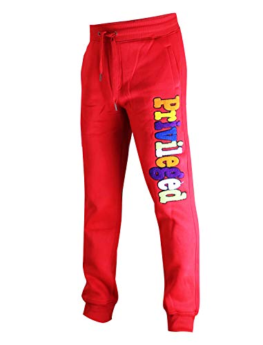Screenshot Marke Herren Hip Hop Premium Slim Fit Trainingshose – Athletic Jogginghose mit Seitenband, P11977-rot, Groß von SCREENSHOT