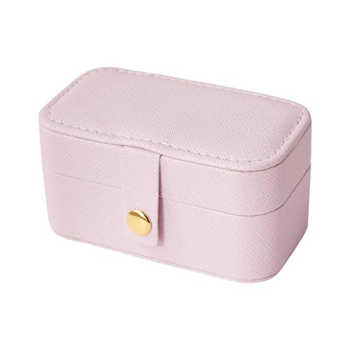 SCUDGOOD Kleine Reise Schmuckschatulle Organizer Für Ringe Ohrringe Halsketten PU Leder Samt Schmucketuis Geschenkbox Für Frauen Ohrring Aufbewahrungsboxen Für Frauen von SCUDGOOD