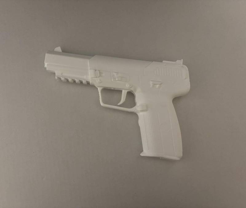 Five Seven - Counter Strike Replikat Echte Größe Voll Weiß Fertig Zum Bemalen/Verschleifen von SCUZZAJ