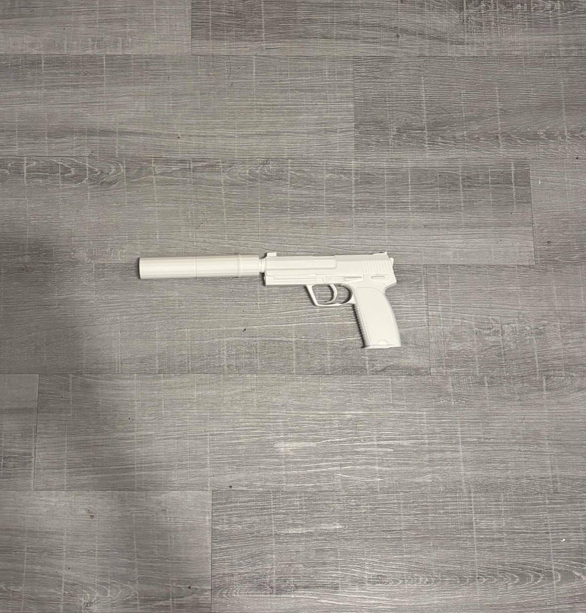 Usp-S - Counter Strike Replikat Echte Größe Voll Weiß Bereit Zum Bemalen/Schmirgeln von SCUZZAJ