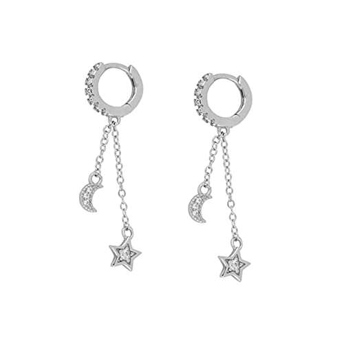 100% echte Reifenohrringe für Frauen Diamant Zirkon durchdringende Ohrring -Ohrring -Schmuck 100% echte Reifenohrringe für Frauen Diamant Zirkon durchdringende Ohrring -Ohrring -Schmuck von SCWZZWSY