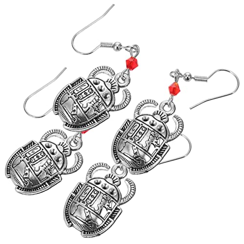 2 Paare antike Käferohrringe für Frauen Vintage Ladybug Dangle Jewelry einzigartig von SCWZZWSY