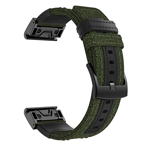 26 22mm Canvas Band Uhrenarmband Strap Für Fenix 5 5X Plus 6 6X 6S Pro 935 3HR Smart Armband Quick Easy Fit Armband, 26mm Fenix 6X 6XPro 26 22mm Canvas Band Uhrenarmband Strap Für Fenix 5 5X Plus 6 6X 6S Pro 935 3HR Smart Armband Quick Easy Fit Armband, 26mm Fenix 6X 6XPro von SCWZZWSY