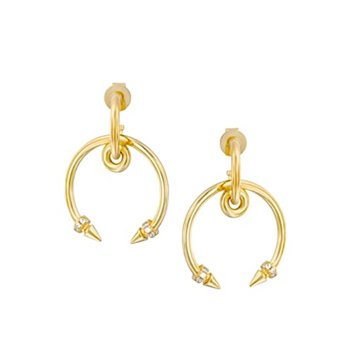 Echte personalisierte Hölzerohrringe für Frauen Zirkon Perle Piercing Ohrringschmuck von SCWZZWSY