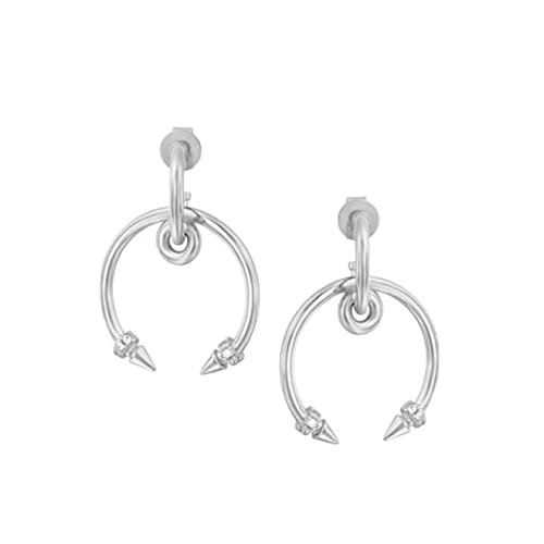 Echte personalisierte Hölzerohrringe für Frauen Zirkon Perle Piercing Ohrringschmuck von SCWZZWSY