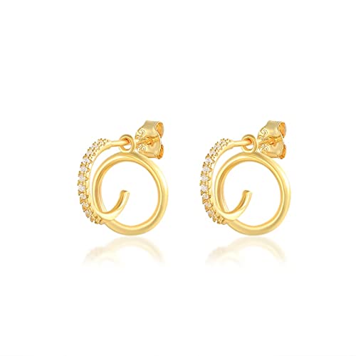 Echte personalisierte Hölzerohrringe für Frauen Zirkon Perle Piercing Ohrringschmuck von SCWZZWSY
