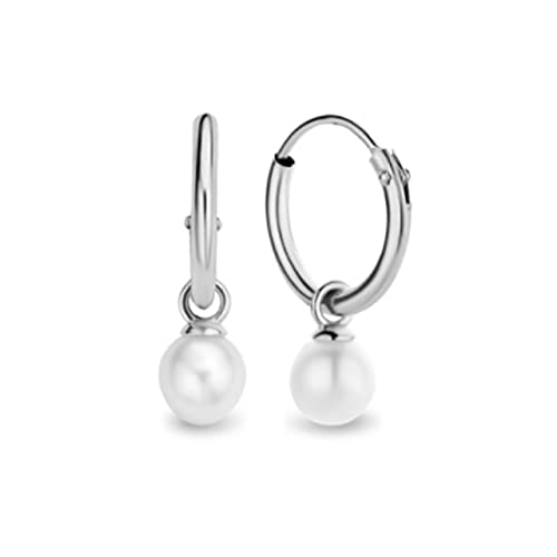 Echte personalisierte Hölzerohrringe für Frauen Zirkon Perle Piercing Ohrringschmuck von SCWZZWSY