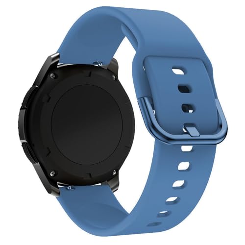 Geeignet für Silikonuhr -Gurt 18 mm 20 mm Silikon Ersatzuhr, Schnellfreisetzungsflache SCHWEISE SCHWEISSE SPORT SPORTS -STYLE von SCWZZWSY