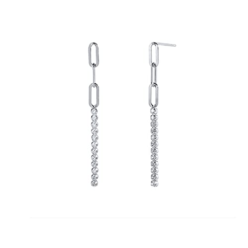 Hölzerohrringe für Frauen durchdringliche Ohrringohren 925 Schmuck Pendientes von SCWZZWSY