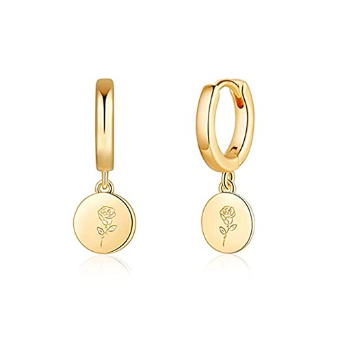 Hoop Ohrringe für Frauen Geburtstag Blume Piercing Ohrring Ohrhörer Schmuck Pendientes Hoop Ohrringe für Frauen Geburtstag Blume Piercing Ohrring Ohrhörer Schmuck Pendientes von SCWZZWSY