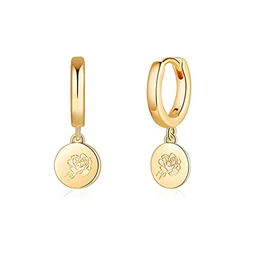 Hoop Ohrringe für Frauen Geburtstag Blume Piercing Ohrring Ohrhörer Schmuck Pendientes Hoop Ohrringe für Frauen Geburtstag Blume Piercing Ohrring Ohrhörer Schmuck Pendientes von SCWZZWSY