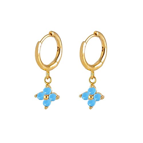 Hoop Ohrringe für Frauen farbig Diamant Schneeflocken Ohrring Piercing Ohrhörer Schmuck Pendientes Hoop Ohrringe für Frauen farbig Diamant Schneeflocken Ohrring Piercing Ohrhörer Schmuck Pendientes von SCWZZWSY