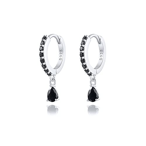 Kleine schwarze Reifenohrringe für Frauen runder Kreis Piercing Ohrringschmuck Kleine schwarze Reifenohrringe für Frauen runder Kreis Piercing Ohrringschmuck von SCWZZWSY