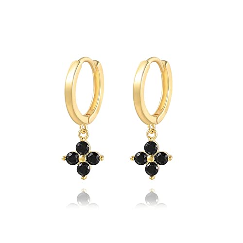 Kleine schwarze Zirkon -Reifenoopringe für Frauen runden Kreis Piercing Ohrringschmuck Kleine schwarze Zirkon -Reifenoopringe für Frauen runden Kreis Piercing Ohrringschmuck von SCWZZWSY
