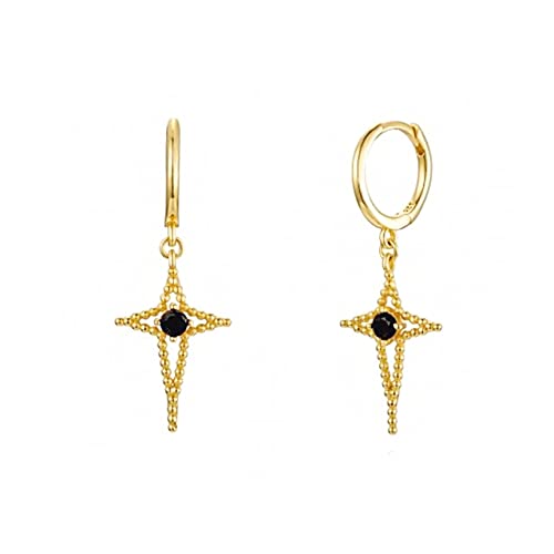 Kleine schwarze Zirkon -Reifenoopringe für Frauen runden Kreis Piercing Ohrringschmuck Kleine schwarze Zirkon -Reifenoopringe für Frauen runden Kreis Piercing Ohrringschmuck von SCWZZWSY