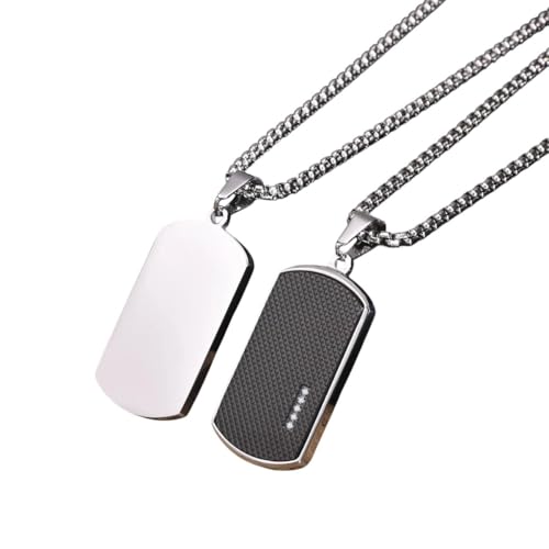 NEU 2026 Ankunft Unisex Halsketten für Männer Vater Vater Ehemann, wasserdicht Edelstahl Quadrat mit Box Kette Box Schmuck Mode Accessoires Kreative Frauen und von SCWZZWSY