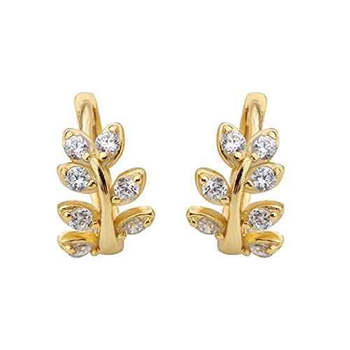 Olivenzweigkranz Ohrringe Frauen Pavé Kristallohrknochen Clip Hochzeit Schmuck Schmuck Olivenzweigkranz Ohrringe Frauen Pavé Kristallohrknochen Clip Hochzeit Schmuck Schmuck von SCWZZWSY