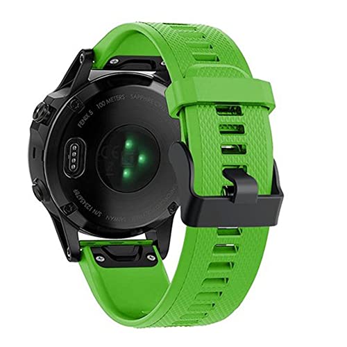 SCWZZWSY 20 22 26 mm Silicon -Gurt -Uhrenbänder für Fenix ​​6 6x 6s Pro 5x 5 5S plus 3 -stündigem Watchband -Armband Ersatz von SCWZZWSY