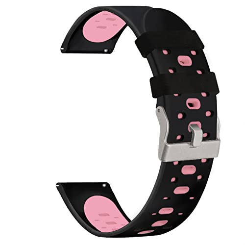 SCWZZWSY 20 mm farbenfrohe Uhrenbandgurt für Forerunner 245 245m 645 Musik Vivoactive 3 Sport Silicon Smart Watchband Armband von SCWZZWSY