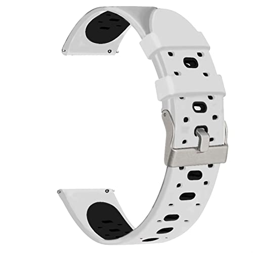 SCWZZWSY 20 mm farbenfrohe Uhrenbandgurt für Forerunner 245 245m 645 Musik Vivoactive 3 Sport Silicon Smart Watchband Armband von SCWZZWSY