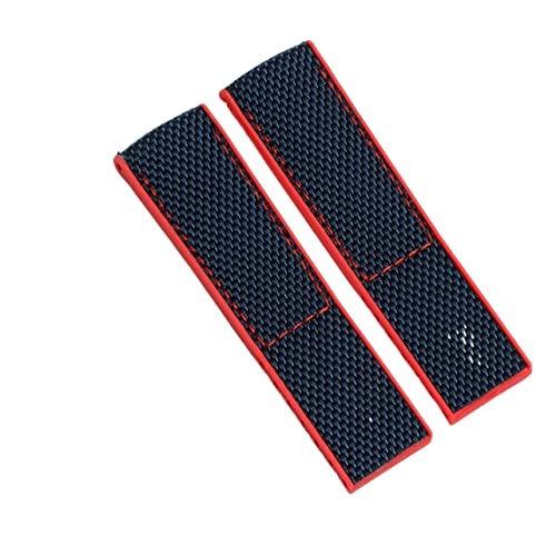 SCWZZWSY 22mm Nylon Gummi -Uhrenband für Breitling -Gurt Navitimer World Avenger Navitimer Armband von SCWZZWSY