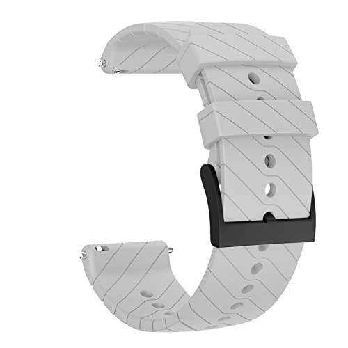 SCWZZWSY 24 -mm -Ersatz Silikon Smart Watchgurte für Suunto D5/7/9/Baro Spartan Sport Armband HR Baro Smartwatch Watchbänder Armband von SCWZZWSY