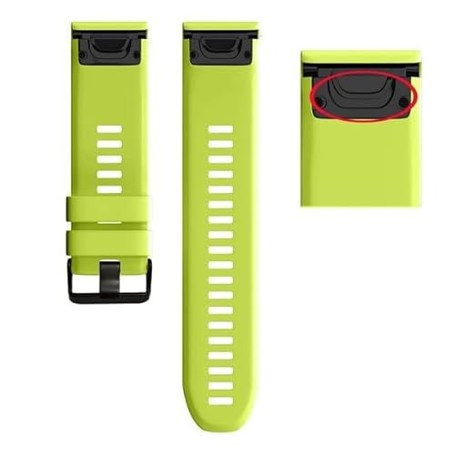 SCWZZWSY 26 22 mm Uhrenband für Fenix ​​5 5x 5s 3 3 Std. Für Fenix ​​6x 6 6s Watch Watch Release Silicon Easyfit -Armbandbandband von SCWZZWSY