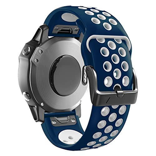 SCWZZWSY 26 22 mm buntes Silikon-Armband für Fenix ​​6 x 6 Pro Fenix ​​5 x 5 Plus 3 3HR Easy Fit Schnellverschluss-Armbänder von SCWZZWSY