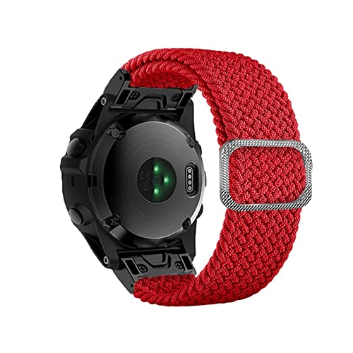 SCWZZWSY 26 22mm Sport Nylon Watchband -Armbandstrap für Fenix ​​7 Fenix ​​7x Easy Fit Schnellfreisetzung Armbänder Armband von SCWZZWSY